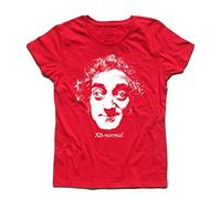 3styler T-Shirt Donna Marty Feldman - AB Normal - Igor Frankenstein Jr - Linea Classic - 100% Cotone 185 gr/mq (M, Rosso)