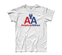 3styler T-Shirt Uomo AA American Airlines - Poker Texas Hold'em - Linea Classic - 100% Cotone 185 gr/mq (M, Bianco)
