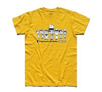 3styler T-Shirt Uomo Clyde And The Ant Hill Mob 1 - Clyde e la Sua Banda - Races Shirt - Linea Classic - 100% Cotone 185 gr/mq (M, Giallo)