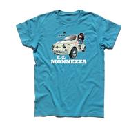 3styler T-Shirt Uomo Er Monnezza Tomas Milian - Il trucido e Lo Sbirro - Film Cult Shirt - Linea Classic - 100% Cotone 185 gr/mq (M, Azzurro)