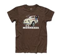 3styler T-Shirt Uomo Er Monnezza Tomas Milian - Il trucido e Lo Sbirro - Film Cult Shirt - Linea Classic - 100% Cotone 185 gr/mq (L, Cioccolato)