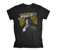 3styler T-Shirt Uomo Mamma Banda Fratelli - Fratelli's Mom - Linea Vintage - Cotone Organico 140 gr/mq