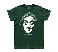 3styler T-Shirt Uomo Marty Feldman - AB Normal - Igor Frankenstein Jr - Linea Classic - 100% Cotone 185 gr/mq (L, Verde)
