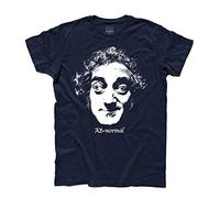 3styler T-Shirt Uomo Marty Feldman - AB Normal - Igor Frankenstein Jr - Linea Classic - 100% Cotone 185 gr/mq (XL, Blu)