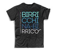 3styler T-Shirt Uomo Nera Lucio dalla - Disperato Erotico Stomp - Birrichina Birricò - Linea Amazink - Cotone Fiammato (Slub) 150 gr/mq (XXL, Nero)