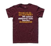 3stylershop T-Shirt Uomo Scusi Mi dà Una Ceres? - Ceres vs Becks