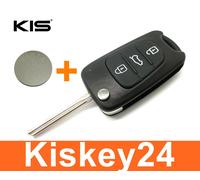 3T Ricambio Chiave Pieghevole + Batteria per Hyundai i30 ix20 ix35 Kia Soul
