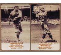 3u Babe Ruth Baseball: Anaheim, Ca 9/95 Expo Mostra Carte Set Di 2 Telefono