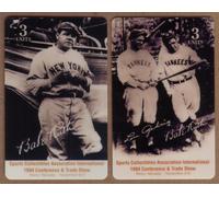 3u Babe Ruth Baseball: Reno, Nevada Expo 9/94 Mostra Carte Set Di 2 Telefono