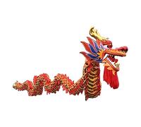 3UOOWWFA Lion Dance Dragon 3D Dragon Poi Dragon e Lion Dance Puntelli 10 persone Dragon Dance Folk Lion Dance Head Spettacolo tradizionale