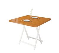 3UOOWWFA Tavolo quadrato pieghevole, tavolo da pranzo per la casa/tavolo per il tempo libero/tavolo da lavoro, comodo tavolo da campeggio all'aperto, 7 colori (G 60 cm) (F 60 cm)