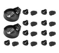 3V CR2032 CR2025 button cell battery holder adapter black 20 pieces
