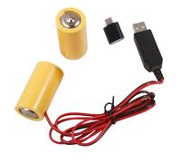 3V LR14 C Eliminatori Della Batteria Con Tipo C Adattatore Sostituire 2Pc 1.5V Batteria Per Luce LED Giocattolo Elettronico Giocattolo di Ricambio
