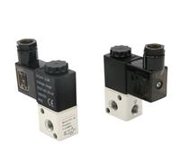 3V1-06 1/8 "2 Posizioni 3 Way AC220V 110V DC12V 24V Valvola elettromagnetica ad azione diretta Valvola elettromagnetica pneumatica (DC12)