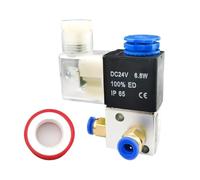 3V1-06 3V1-M5 Pneumatic Control Solenoid Valve 3 Port 2 Position Two-Position Three-way Cylinder Reversing Air Valves(3V1-06 PC10-01,DC12V)