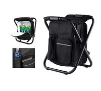 3v1 sedia da pesca pieghevole turistica con zaino di raffreddamento termico