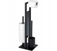 3v1 set di vetro in acciaio inossidabile e carta igienica e portapacchi