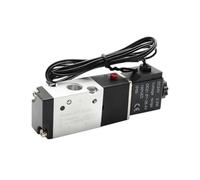 3V110-06 1/8 "Elettrovalvola 3/2 Vie Valvola di Controllo Pneumatico 'aria Gas Elettrico Valvola Magnetica Corpo In Alluminio DC12V 24V AC110V 220V(3V110-06 Wire,AC110)