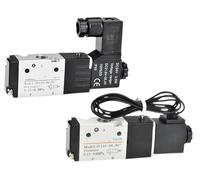 3V110-06 3V110-08 1/8 "1/4" Valvola a solenoide elettrica pneumatica Valvola Magnetica for Aria di Controllo del Gas AC 220V 110V DC24V 12V(with Line,DC24V)