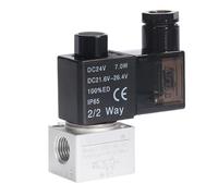 3V2-06 3V2-08-NO 3V2-08-NC 1/4" 3V208 3/2 Way Normal Close Pneumatic Parts Solenoid Valve(3V308NOB (DC24V))