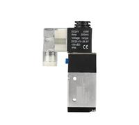3V210-08 DC12V DC24V AC110V AC220V Pneumatic Fittings 3 Way 2 Position Air Directional Control Solenoid Valve(DC24V)