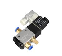 3V210-08 DC12V DC24V AC110V AC220V Raccordi pneumatici Elettrovalvola di controllo direzionale 'aria a 3 vie e 2 posizioni(4MM,AC220V)