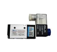 3V210-08 Elettrovalvola pneumatica elettrica a 3 vie 2 posizioni di controllo aria gas valvola magnetica 12V 24V 220V bobina volt raccordi for tubi flessibili(3V210 08 AC220V,With 8mm fittings)
