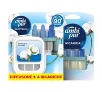 3Volution Profumatore per Ambienti Diffusore Elettrico e 4 Ricariche Fragranza