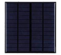 3W 12V Solar Panel | High Efficiency Polycrystalline Silicon Cell | DIY Solar Module for Toys/Lamps/Chargers | 145x145mm with Wind Snow Resilience