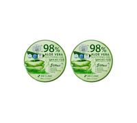 3W Clinic - Aloe Vera Soothing Gel 98% - 300ml (2ea) Set