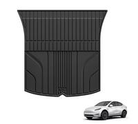 3W Fodera per bagagliaio adatta per Tesla Model Y 2021 2022 2023 2024, tappetini per bagagliaio in TPE adatti a tutte le condizioni atmosferiche, fodera per auto modello Y su misura, tappetini