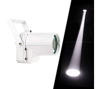 3w led Pinspot Occhio di Bue Luce per Palla Specchio Discoteca, Sagomatore Faretto Palcoscenico Strobosfere, Pin Spot Farò Led Discoteca Faretti