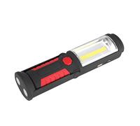 3W Ricaricabile COB LED COB Torcia da Lavoro Torcia da Campeggio Luce di Ispezione Luce da Lavoro di Emergenza con Supporto Magnetico per Lavoro Domestico Kit di Emergenza da Campeggio(1#)