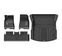 3W Set 4 di Tappetini per Tesla Model 3 2023-2025 2026 Highland in Thorex™ e Tappetino per Bagagliaio su Misura, Facile da Pulire Tappeti per Auto Resistente e Tappeto Bagagliaio Antiscivolo
