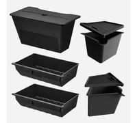 3W Tesla Model Y Organizer per Bagagliaio Posteriore Set 8 Pezzi, Stoccaggio Extra Scatola per Bagagliaio per Accessori Tesla Model Y(Per VIN che inizia con XP7)
