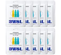 3W8L - Premium Triple Shot Mask All In One - 1pc (10ea) Set
