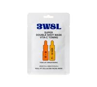 3W8L - Super Double Shot Mask Vita-C Toning - 1pezzo