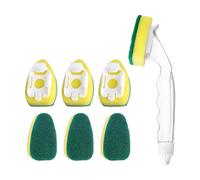 3X(1 Bacchetta per Piatti 7 Testine di Ricambio per Spugna, Spugne per la 9974