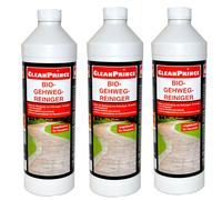 3x 1 Litro=3 L Passerella Bio Esterno Lastre da Balcone Pietra Detergente