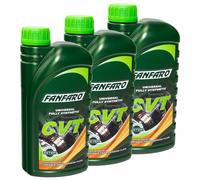 3x 1 Litro FANFARO Cvt Atf Olio per Ingranaggi Automatico Cambio