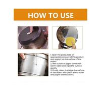 3x 100g Multi-Surface Cleaner Strong Stainless Steel Cleaning Paste Household Oven Cook Cleaning Paste