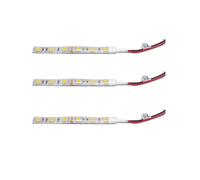 3X 10cm Impermeabile Blu 5050 LED Strip Lights 12V Caravan Boat Car