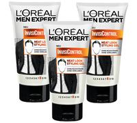 3X 150Ml L'Oreal Men Expert Invisi Control Neat Look Styling Gel Senza Residui