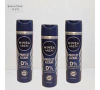 Confezione da 3 deodorante spray Nivea da uomo Protect&Care Deorant, 3 x 150 ml