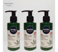 3x 150ml Nivea Men Sensibile Pro Viso E Balsamo Barba Calma Efficace
