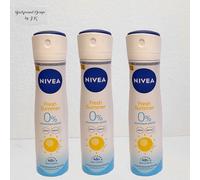 3X 150Ml Nivea Summer Happiness Spray 48H Deodorante Protezione 0% Alluminio