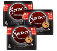 3X 16 Caffè Pad Senseo Tipo Espresso Intenso E Forte Macinatura Forza 10