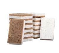 3X(16 Spugne da Cucina al Cocco, Spugna Ecologica per la Dei Piatti. S7F8)5563