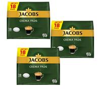 3X 18 Caffè In Pads Jacobs Crema Caffè Gusto Cremoso UTZ CERTIFIED