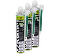 3x 195 ML PETEC Carrozzeria 2K Colla Carrozzeria Karo Cartuccia 98195 Adhesivo